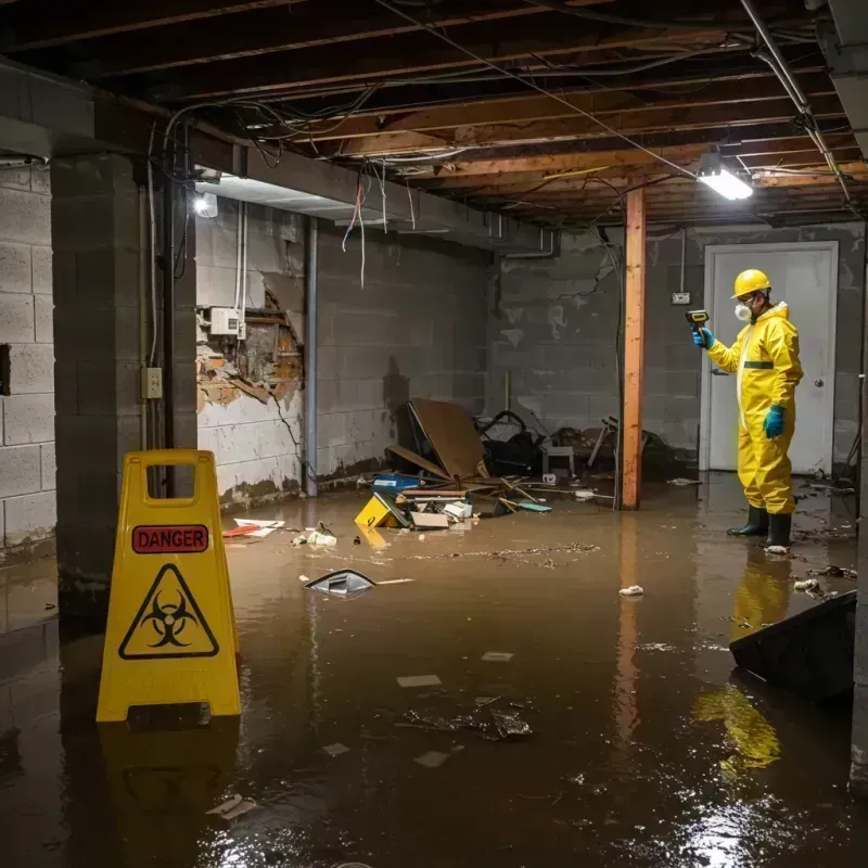 Flooded Basement Electrical Hazard in Battlement Mesa, CO Property